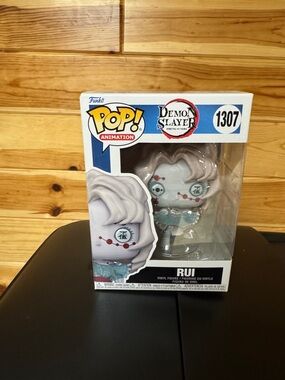 Funko Pop! Animation Rui Vinyl Figure - Light Blue, White, Red Accents